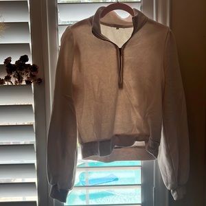 Quarter zip sweatshirt